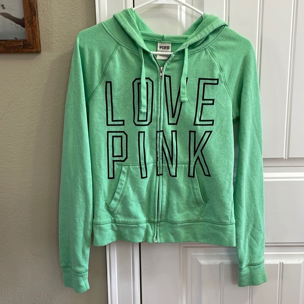 VS PINK zip up jacket. XS - Picture 1 of 4
